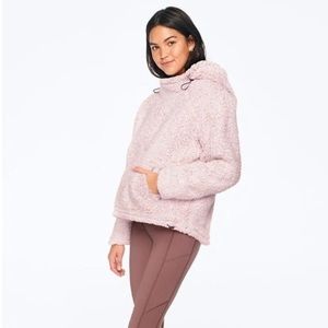 NWT VS PINK Sherpa Hoodie- XS